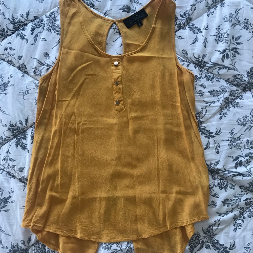 Sweet Wanderer Mustard Tank size M